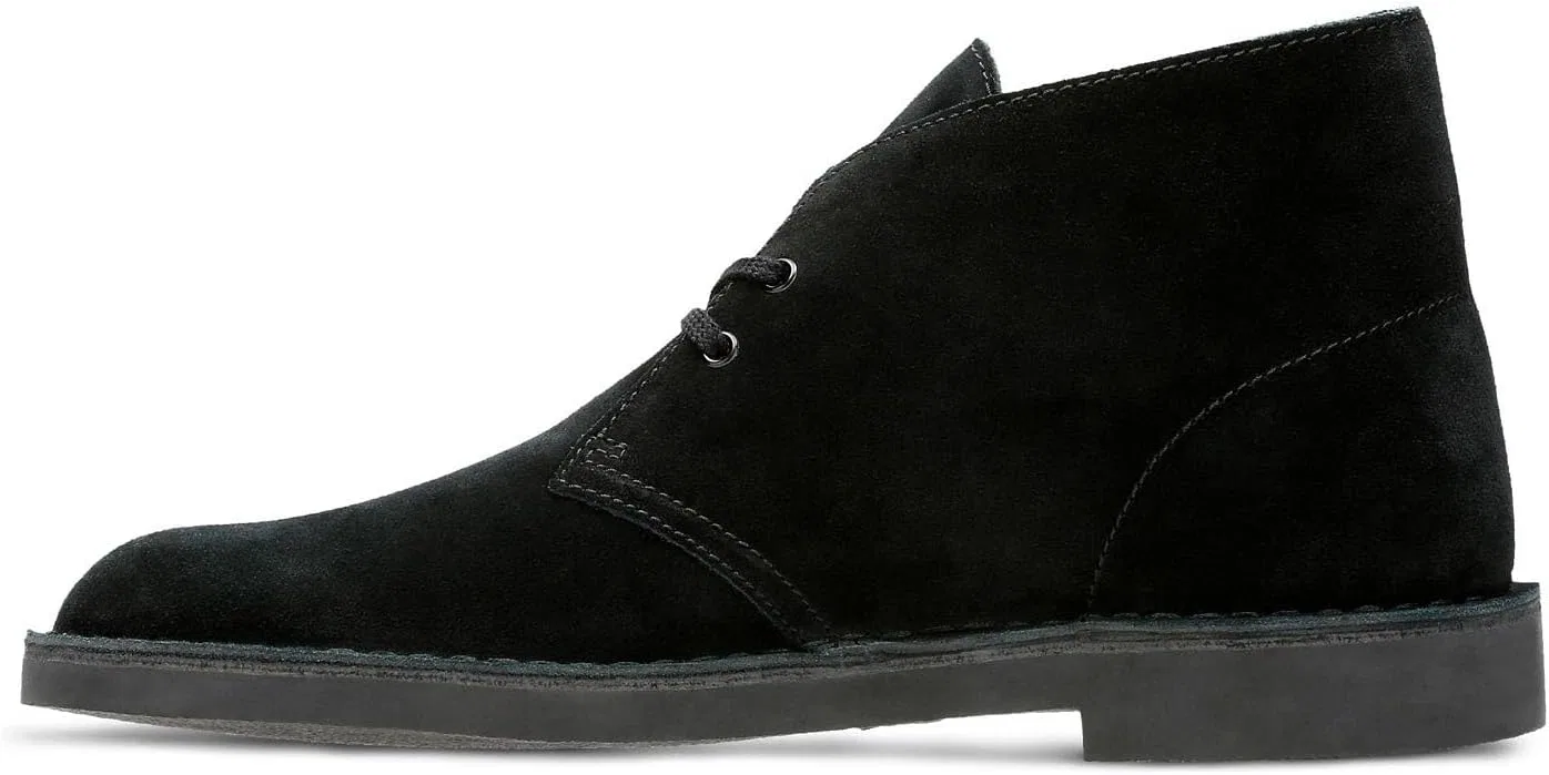 Мужские ботинки Clarks Bus Hacre 2 Desert Boots, Black (Black Suede) — фото 4