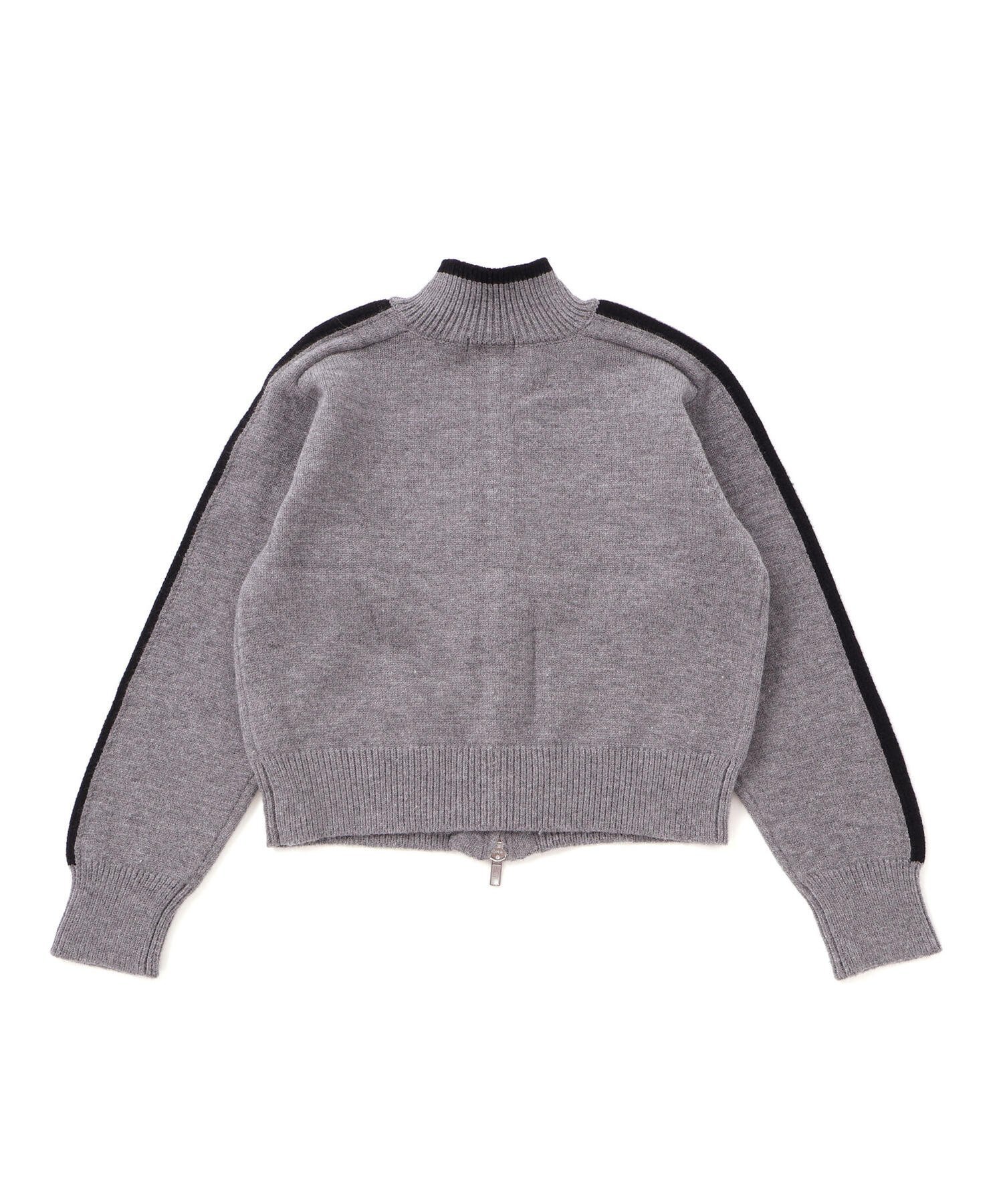 Вязаная спортивная куртка на молнии (110–150 см) Nexchic, gray — фото 2