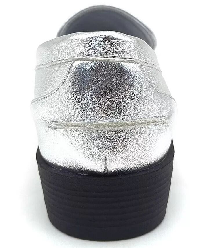 Женские мокасины Fern Slip On Kenneth Cole Reaction, серебряный — фото 4