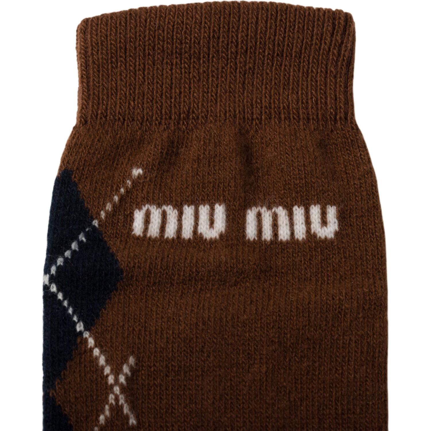 

Женские гольфы MIU MIU 1 пара Табак