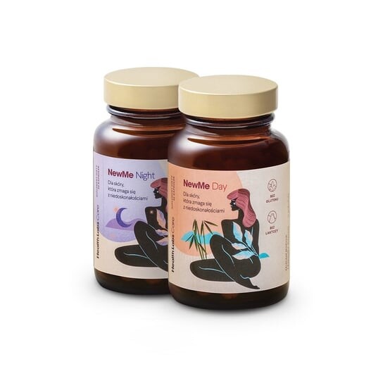 

Health Labs Care Newme витамины и минералы день+ночь для волос, кожи и ногтей пищевая добавка 60 капсул