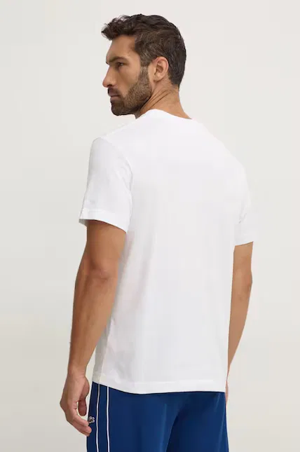 Футболка хлопковая Lacoste, белый — фото 3