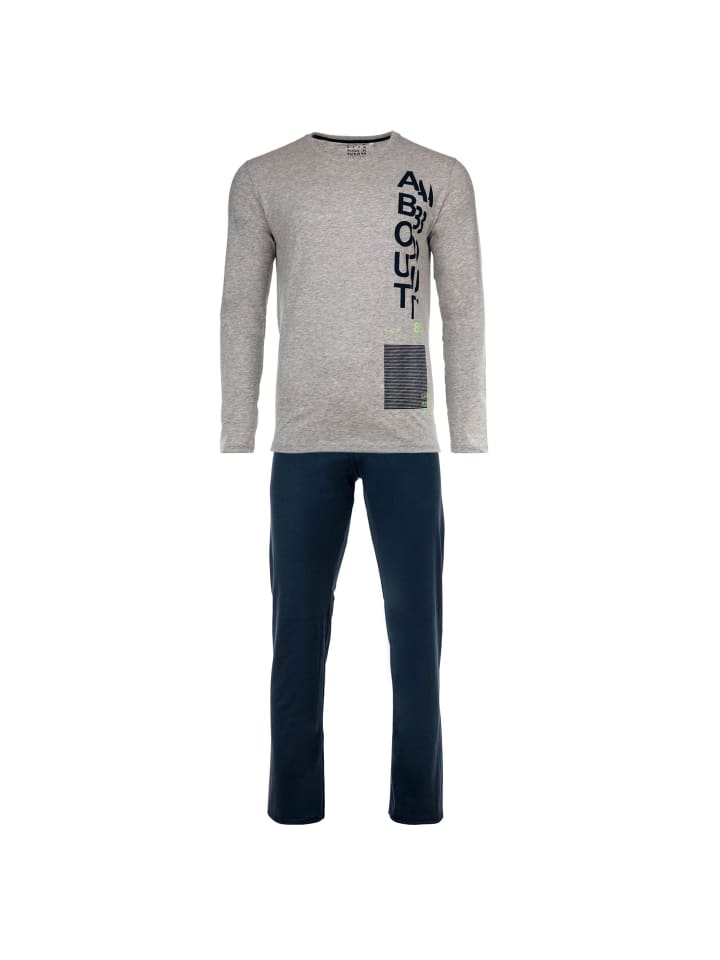 

Пижама Sanetta, синий/серый