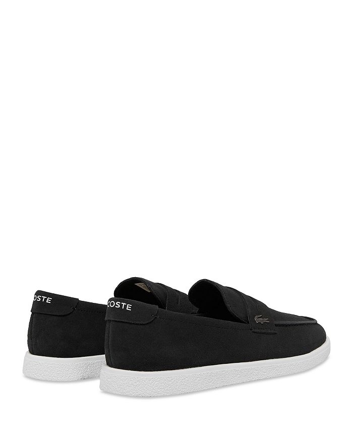 Мужские лоферы Cochet из замши на подкладке Lacoste, черный — фото 4