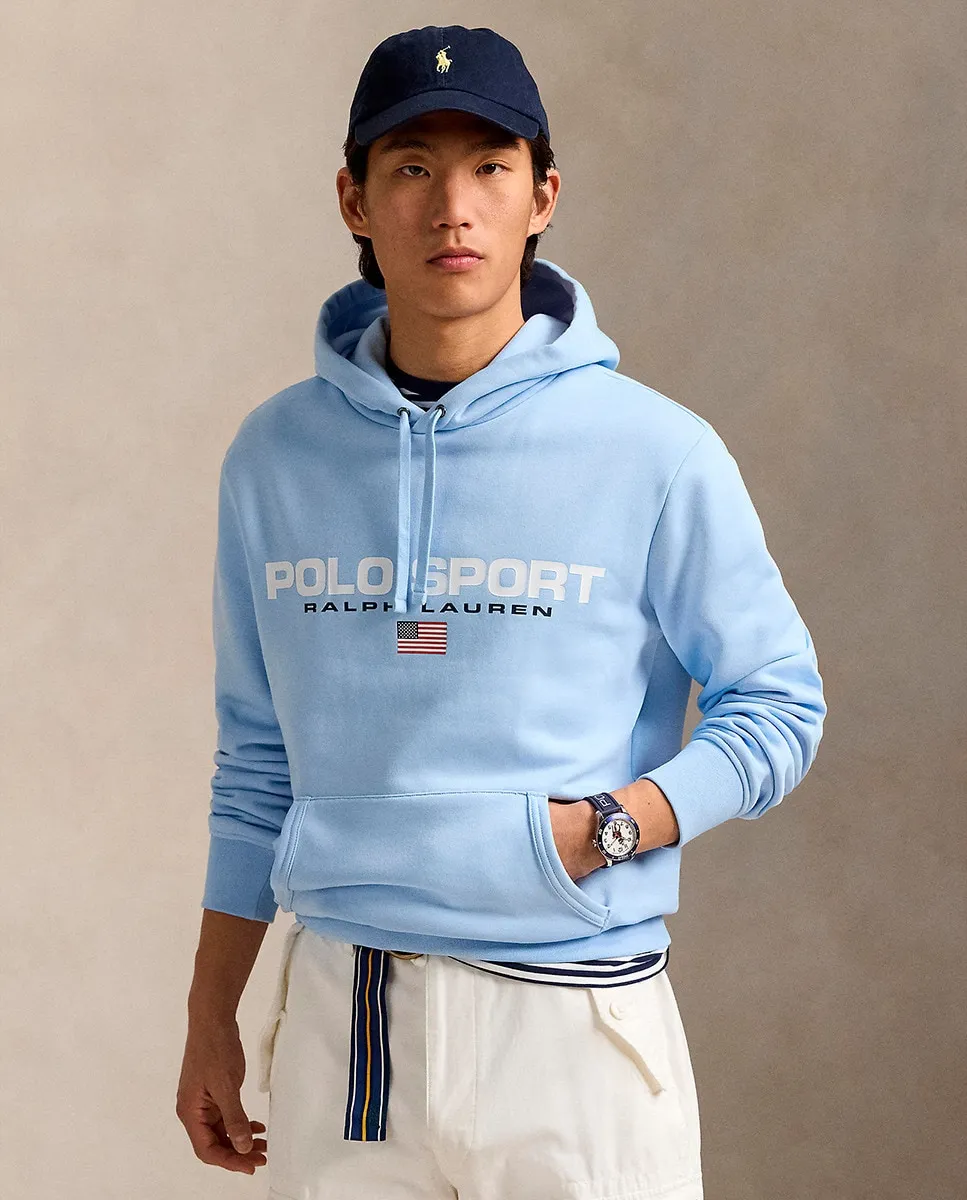 

Унисекс Поло Спортивная толстовка с капюшоном Polo Ralph Lauren, синий