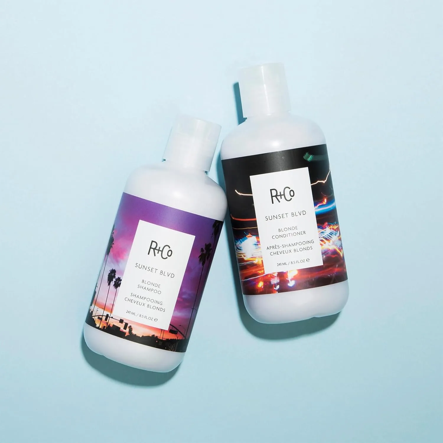 R+Co Sunset Blvd Daily Blonde шампунь для ежедневного осветления, борьбы с желтизной и увлажнения, веганский, без жестокости, 250 мл, silver — фото 2