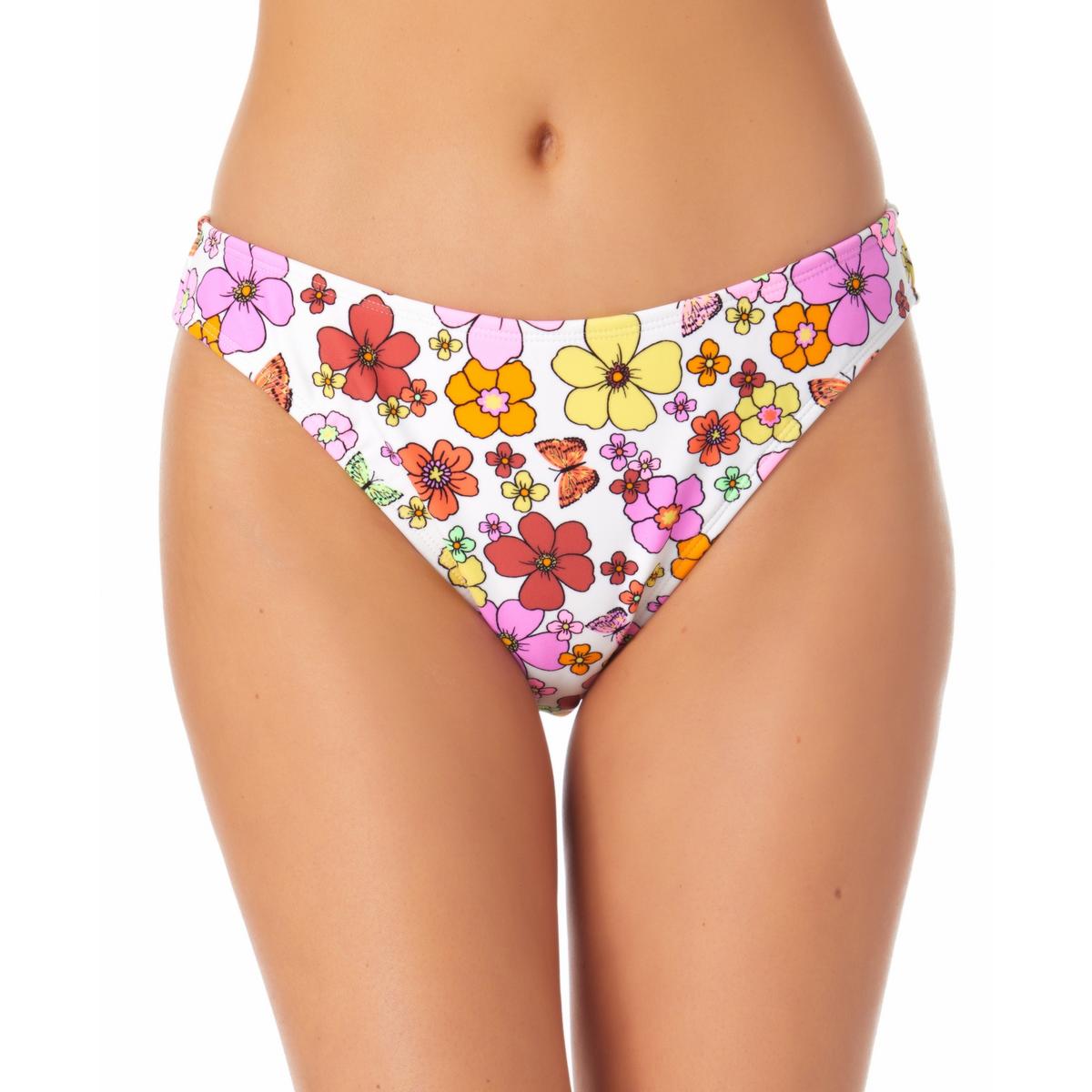 

Женские плавки-хипстеры с цветочным принтом, раздельные California Waves, цвет floral print