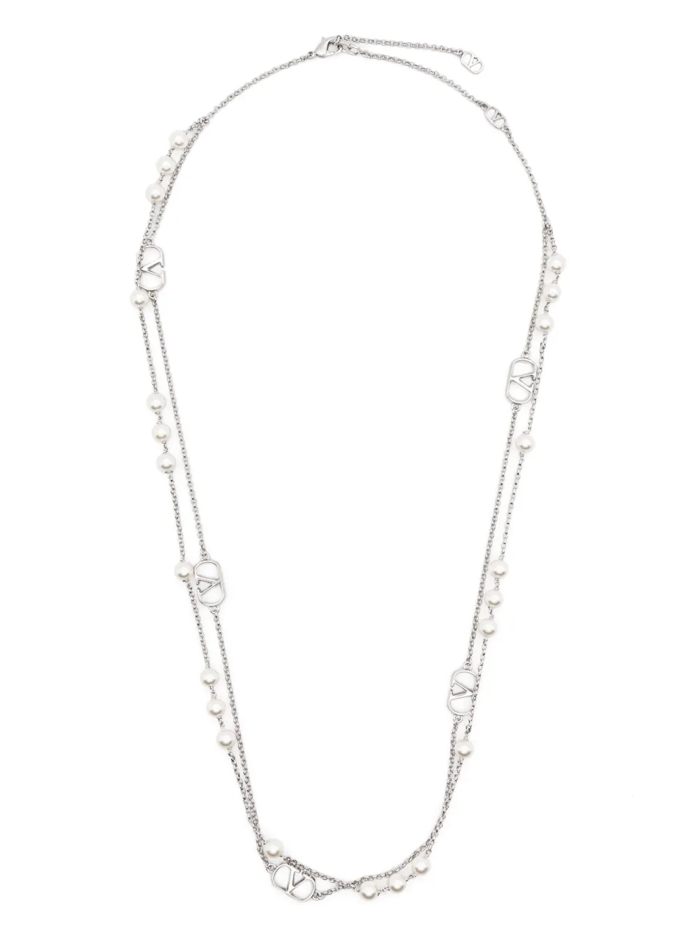 

Колье с логотипом VLogo Signature VALENTINO GARAVANI, серебяный