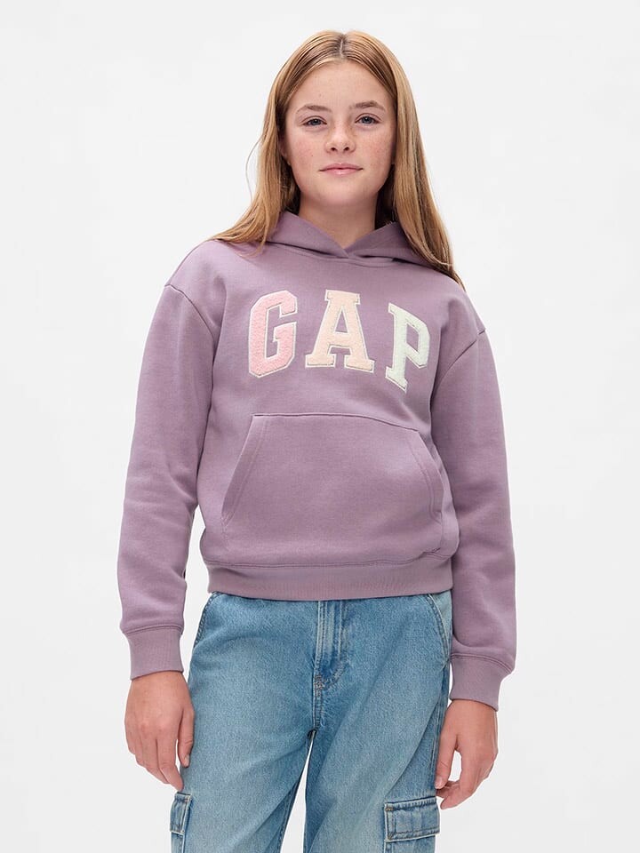 

Пуловер с капюшоном GAP Hoodie, фиолетовый