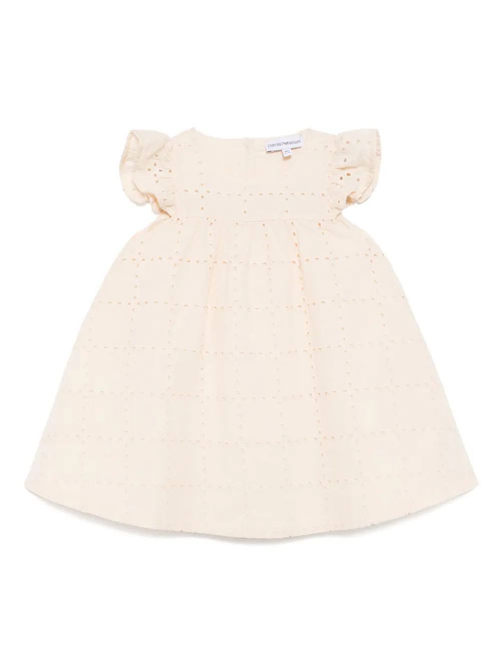 

Платье с круглым вырезом Emporio Armani Kids, нейтральный