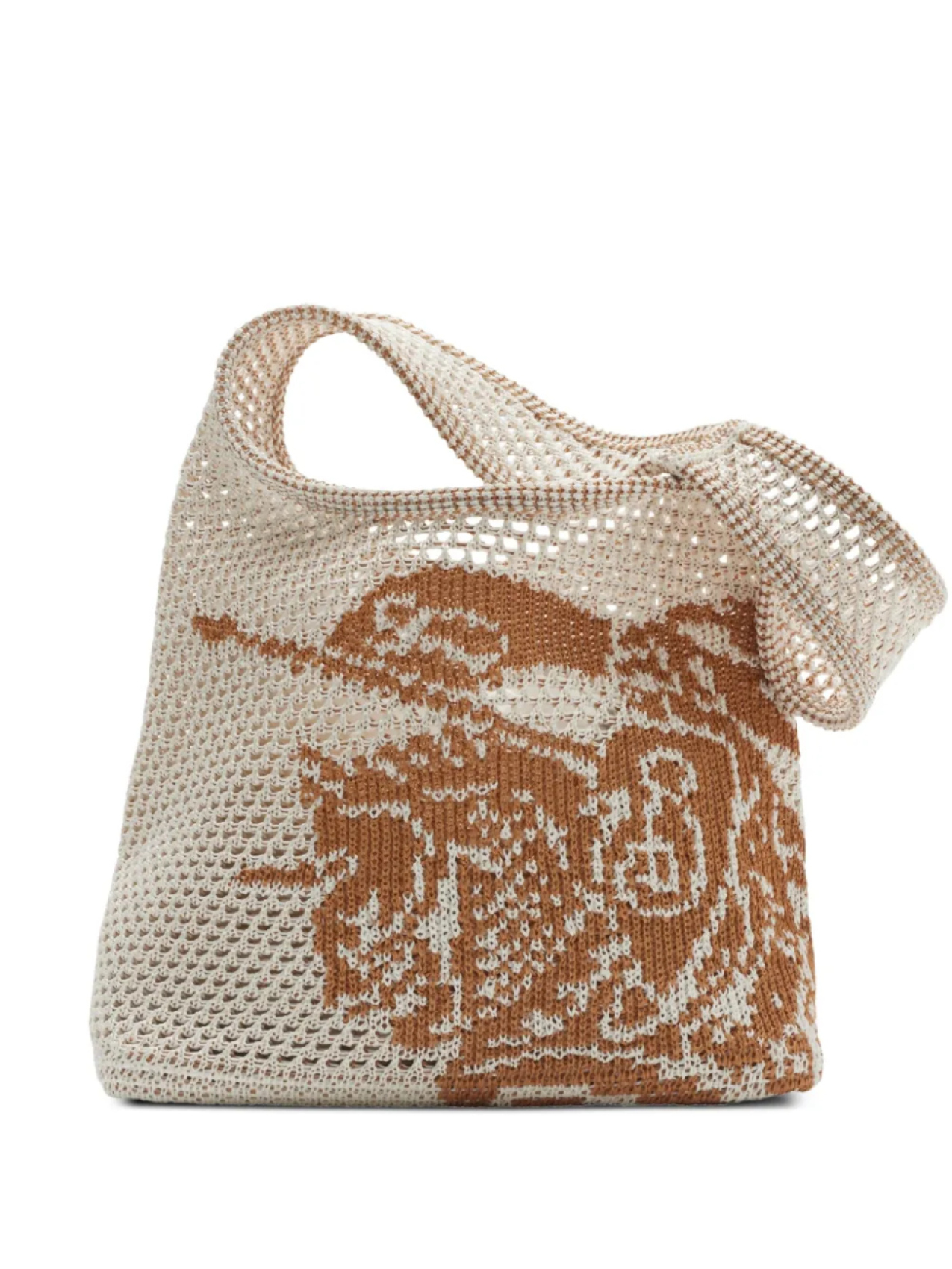 

Burberry маленькая сумка-тоут EKD Crochet, нейтральный