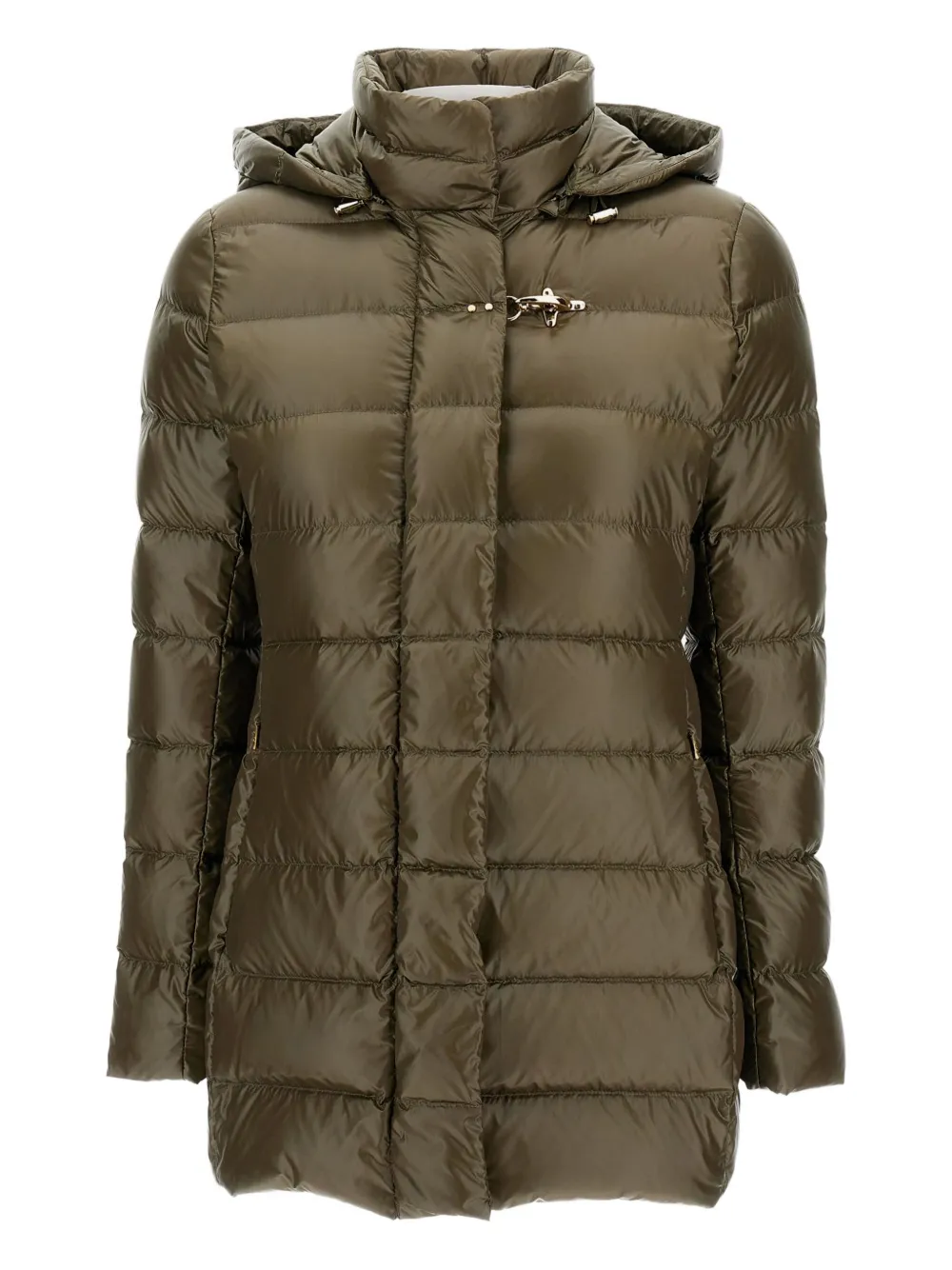 

Пуховик с капюшоном Fay, коричневый