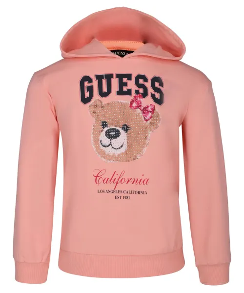 

Толстовка Regular fit Guess, розовый