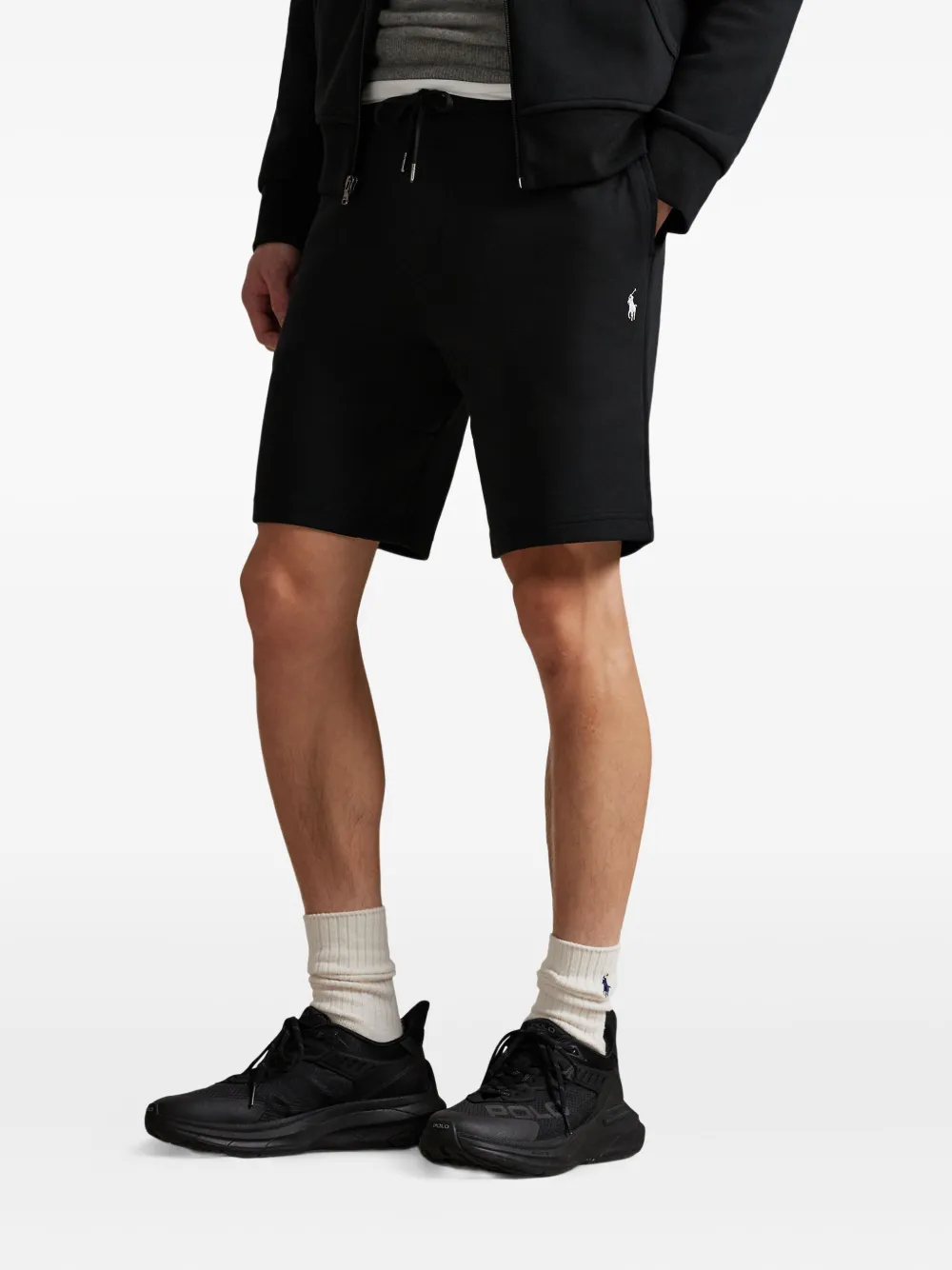 Спортивные шорты с кулиской и логотипом Polo Ralph Lauren, черный — фото 3