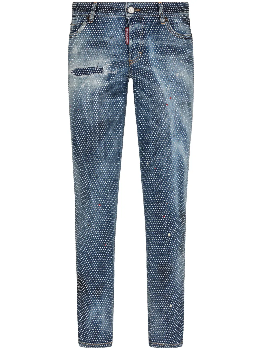 

Джинсы Sailor с кристаллами DSQUARED2, синий