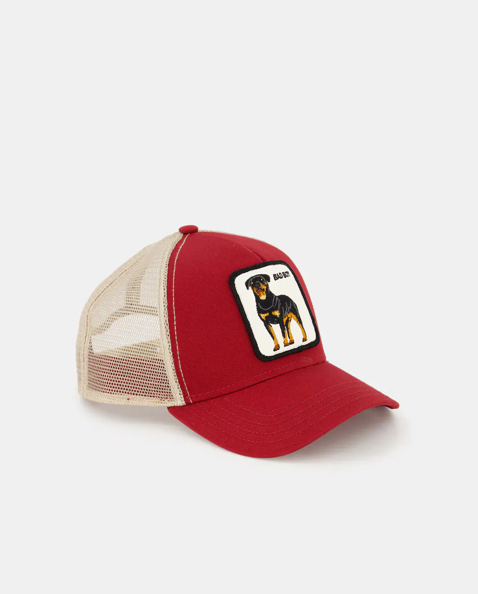 

Бейсбольная кепка Trucker с нашивкой спереди Goorin Bros, красный