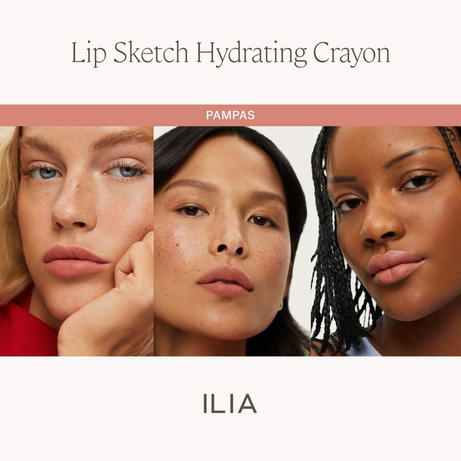 Увлажняющая помада Lip Sketch + карандаш для губ ILIA, 0.08 oz, Pampas — фото 2
