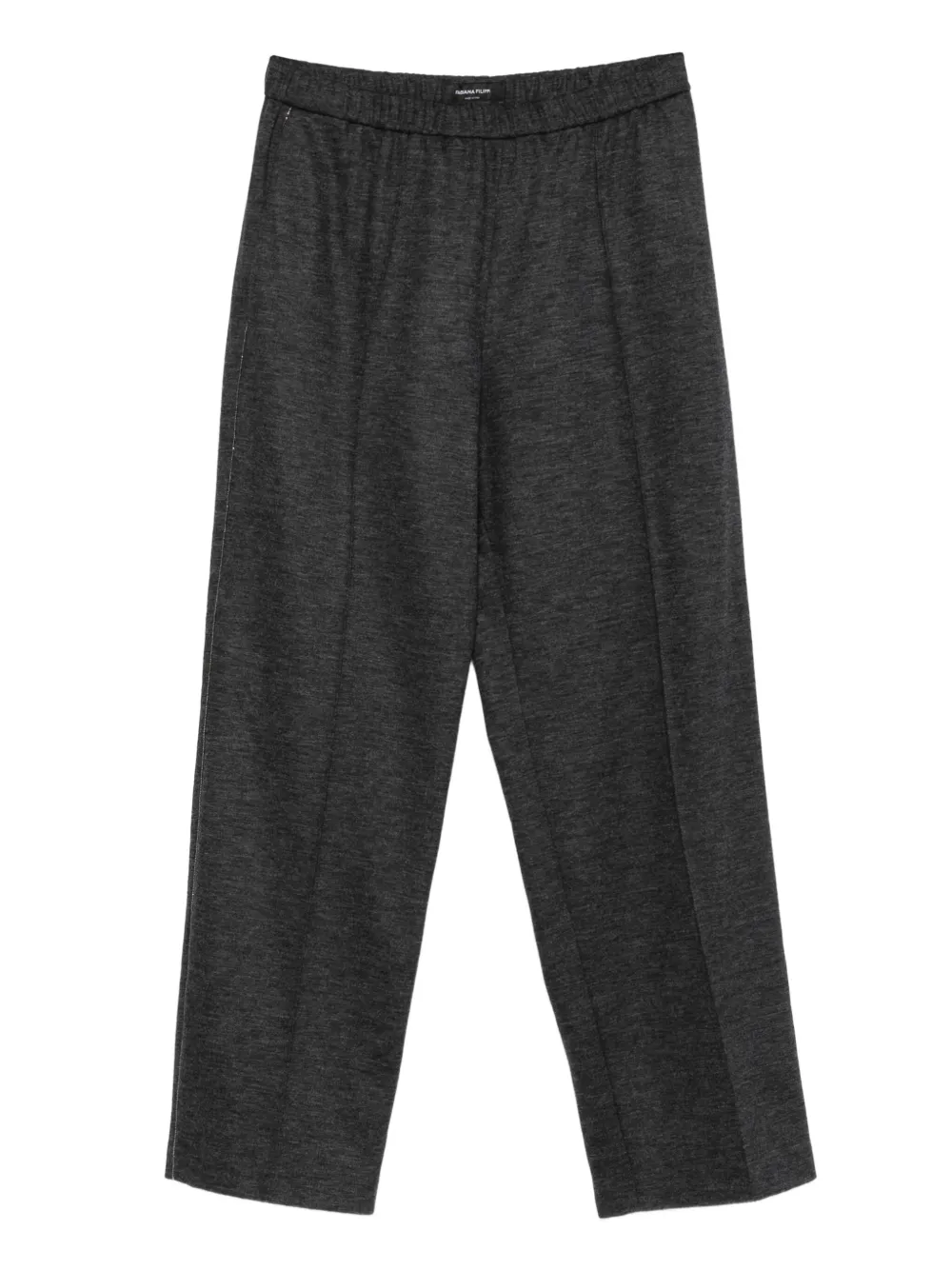 

Брюки с декоративной строчкой Fabiana Filippi, серый