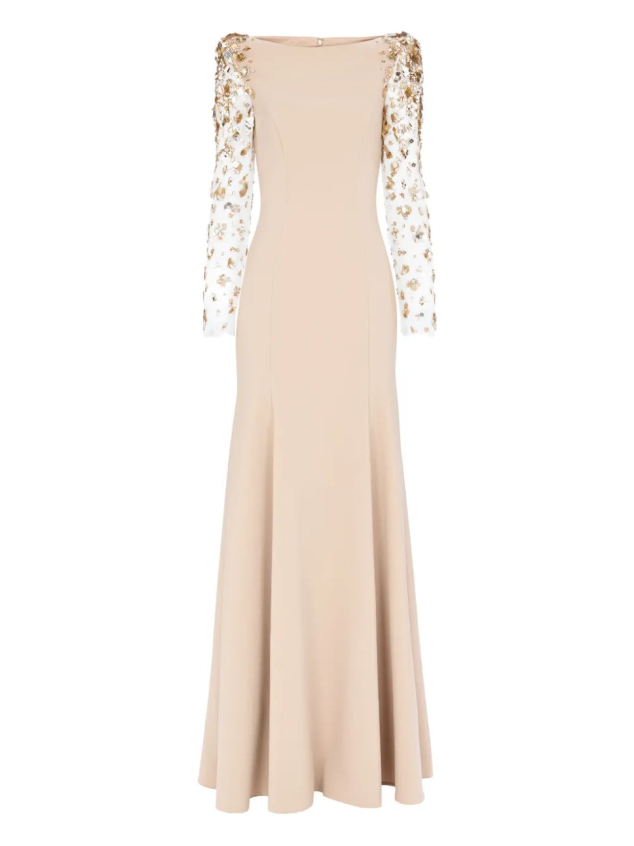 

Jenny Packham платье макси Sylvia, нейтральный