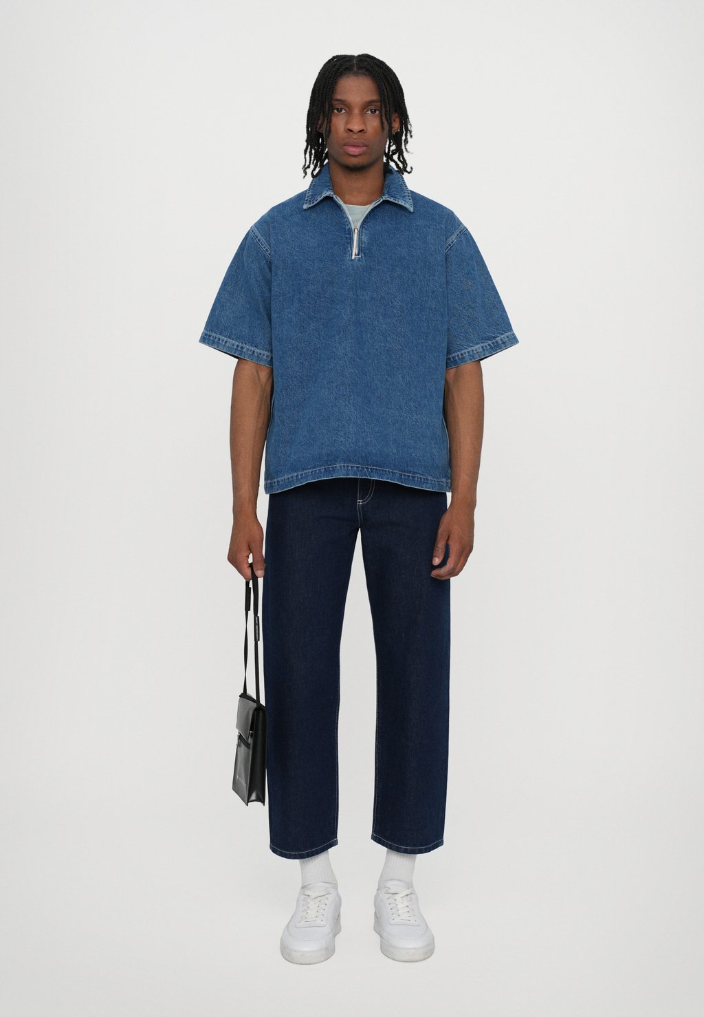 

Рубашка поло SHORT SLEEVE UNISEX Sunnei, синий