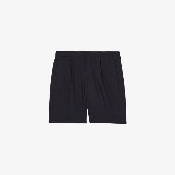 

Шорты плетеные Reiss Sussex с защипами спереди, синий