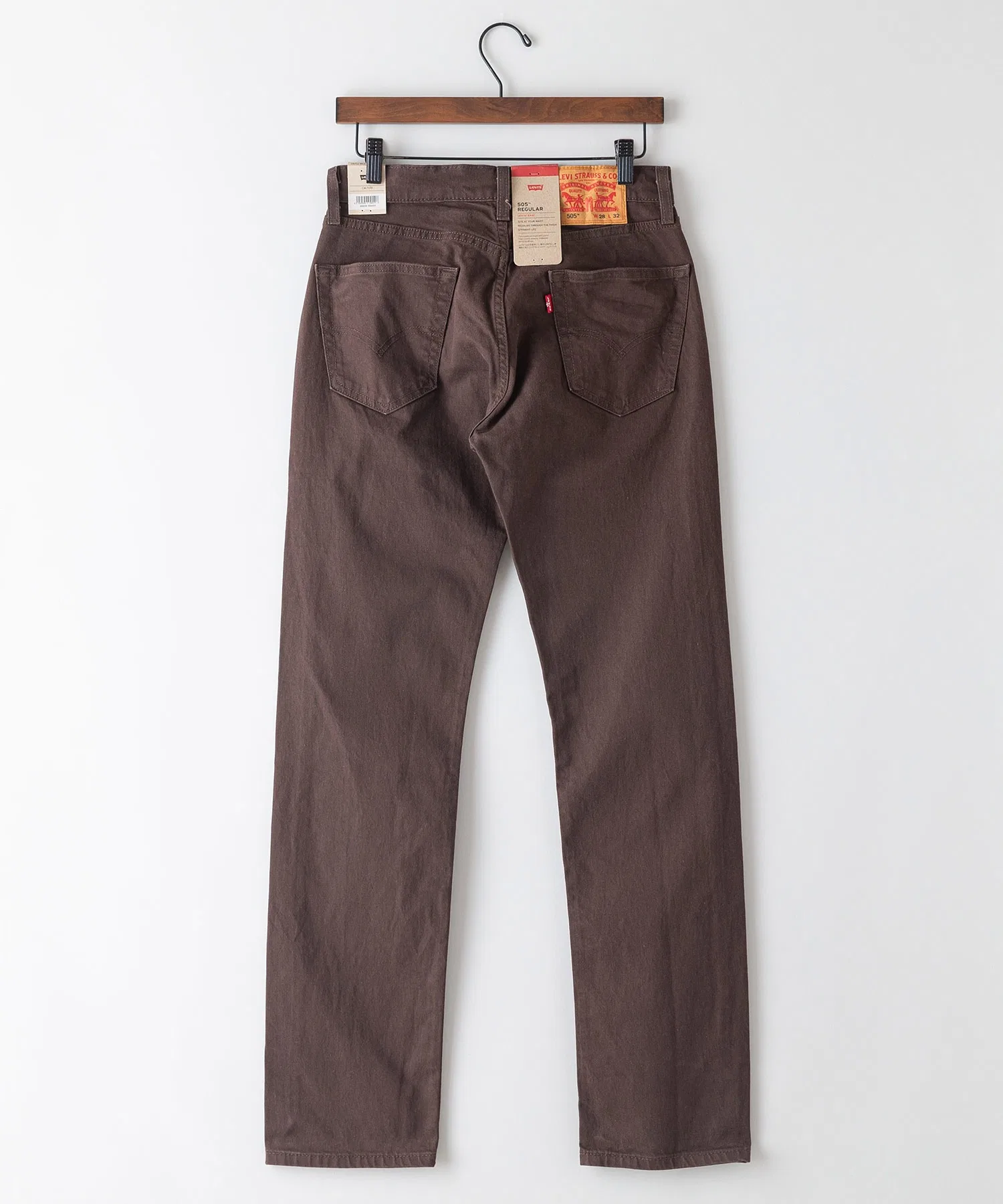 【Levi's】 505 Regular Straight Stretch 5-Pocket Color Denim & Twill Chino / 505 REGULAR STRAIGHT COLOR PANTS / Jeans / Vintage / American Casual / Vintage Style / Retro / 2024SS — фото 3