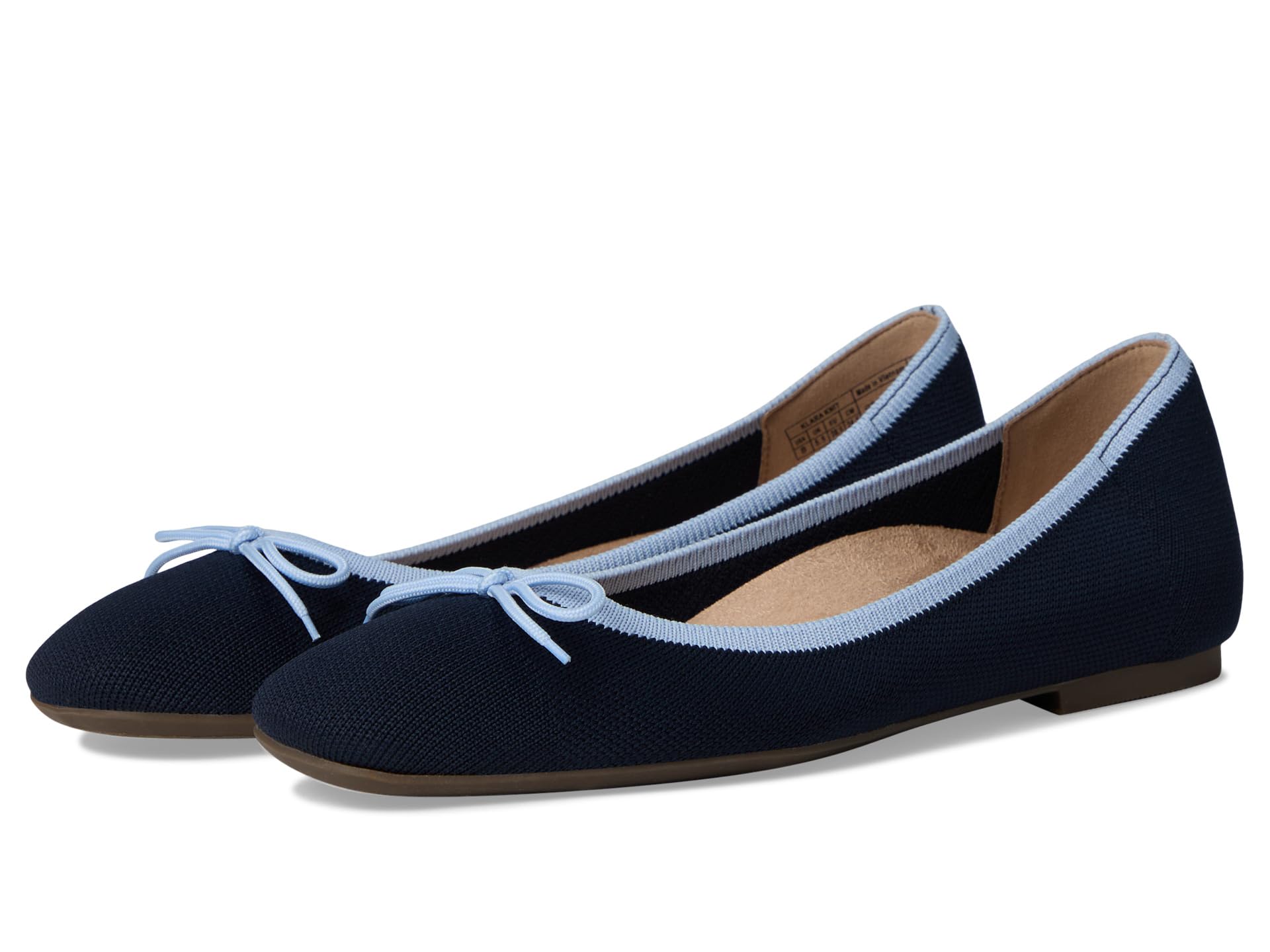 Балетки VIONIC Klara Knit Skimmers, Navy Knit