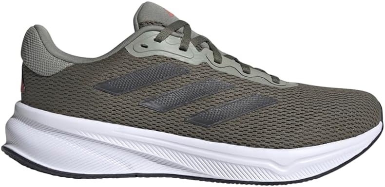 Мужские кроссовки для бега Adidas Response, черный/красный/оливковый/ярко-красный — фото 2