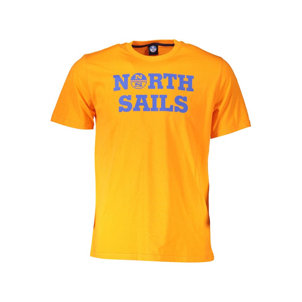 

Оранжевая хлопковая мужская футболка North Sails