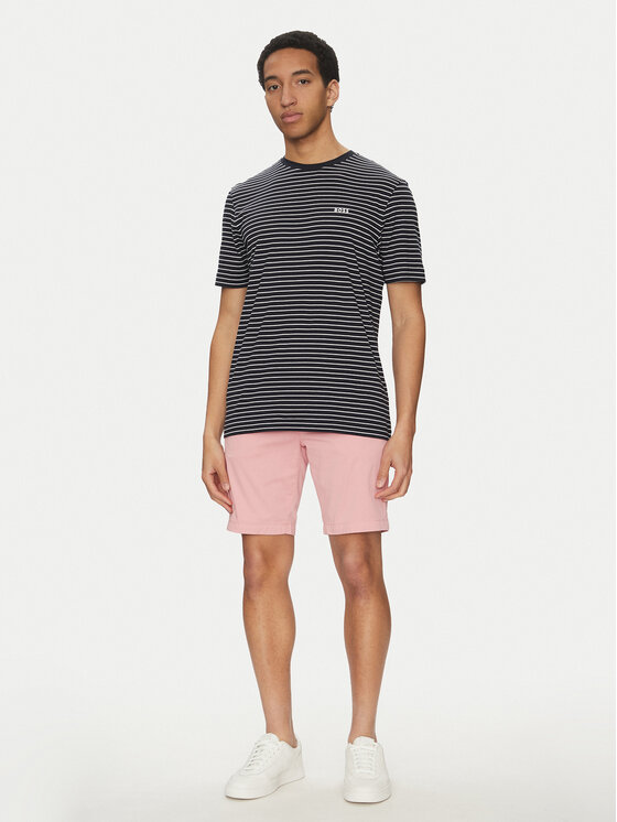Футболка свободного кроя TalesStripe 50499334 Boss, черный — фото 2