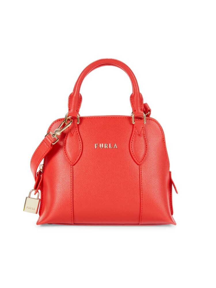 

Кожаная сумка с верхней ручкой Furla, цвет Fuoco