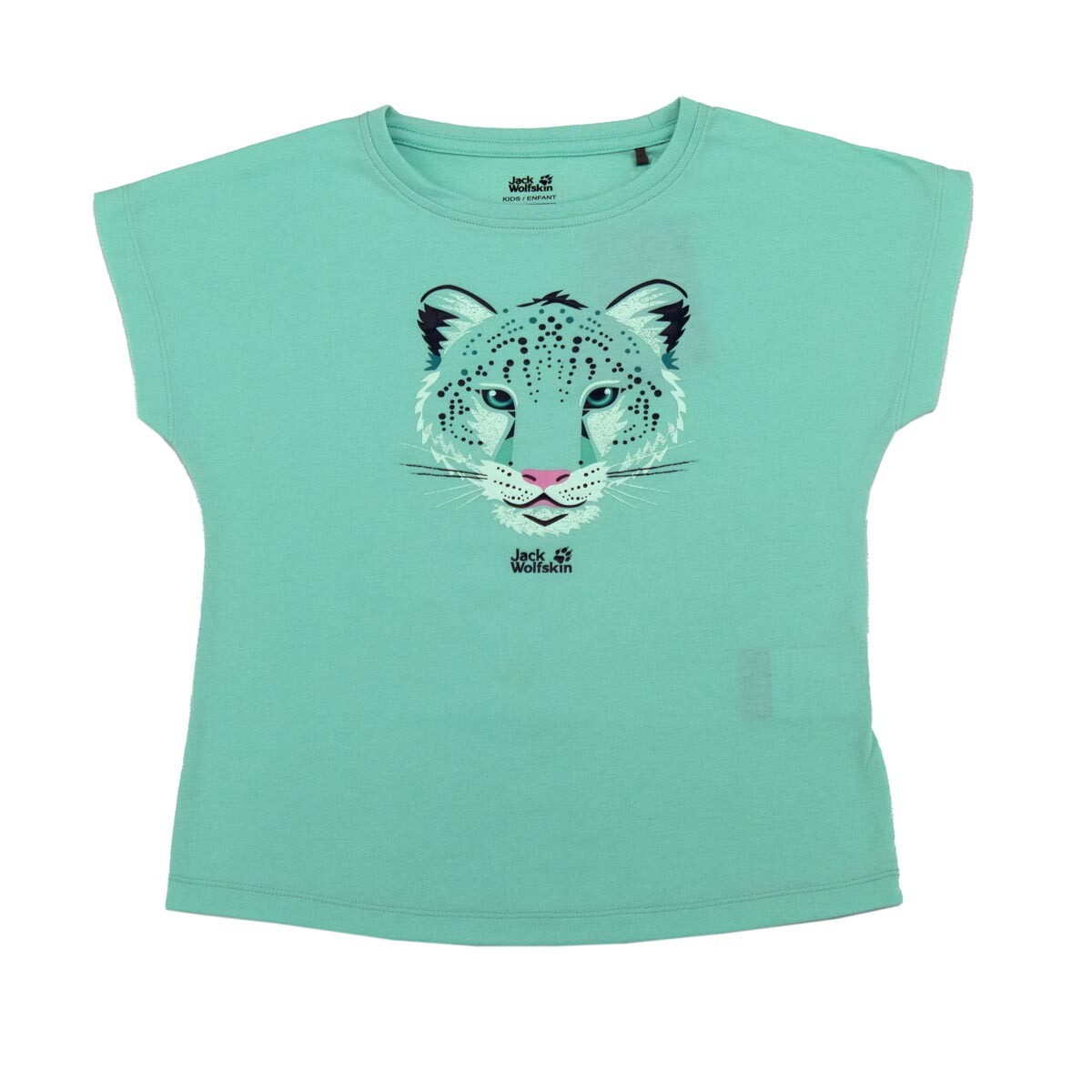 

Футболка Jack Wolfskin Leopard Tee Girls, зеленый