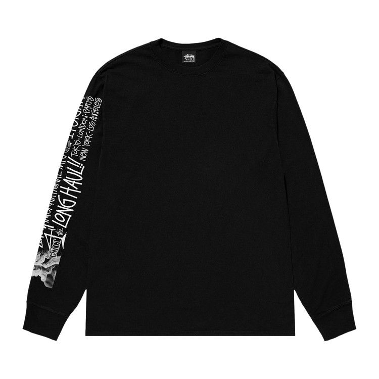 

Футболка Stussy Long Haul Long-Sleeve Tee, Black