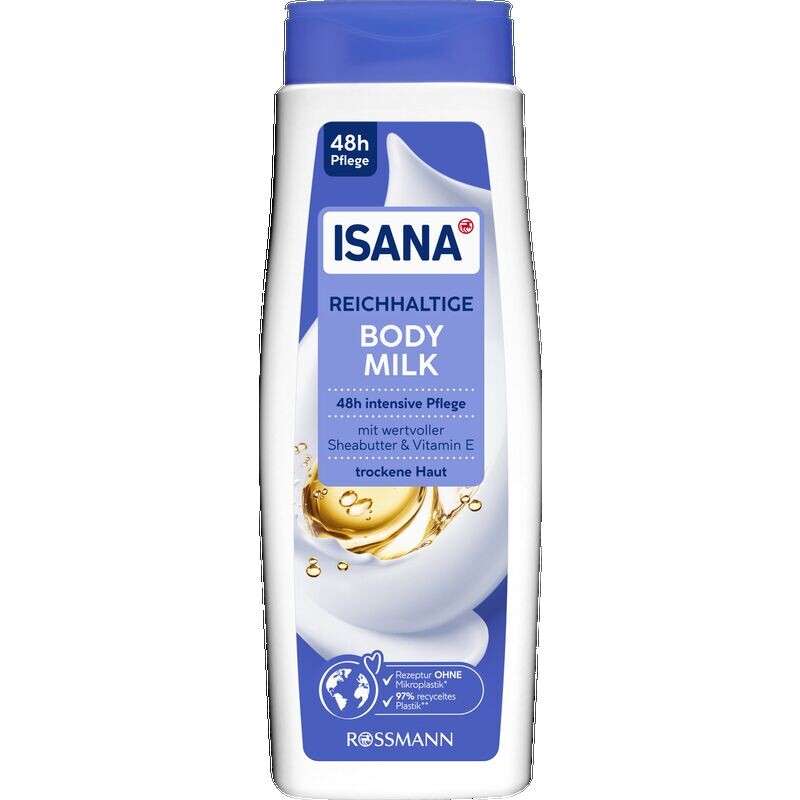 

Насыщенное молочко для тела ISANA, 400 ml