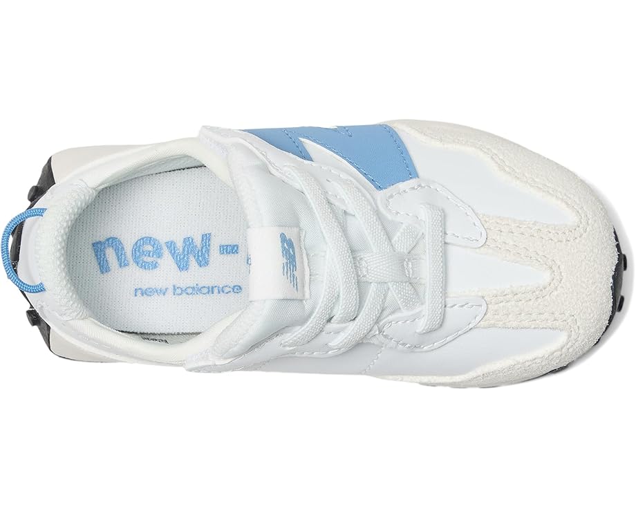 Кроссовки New Balance Kids 327 New-B, цвет White/Blue Laguna — фото 2
