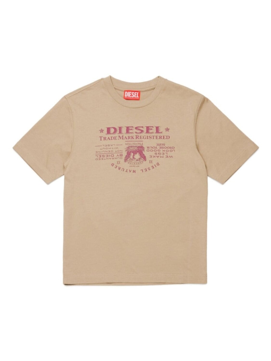 

Diesel Kids футболка с принтом Jacron, нейтральный цвет