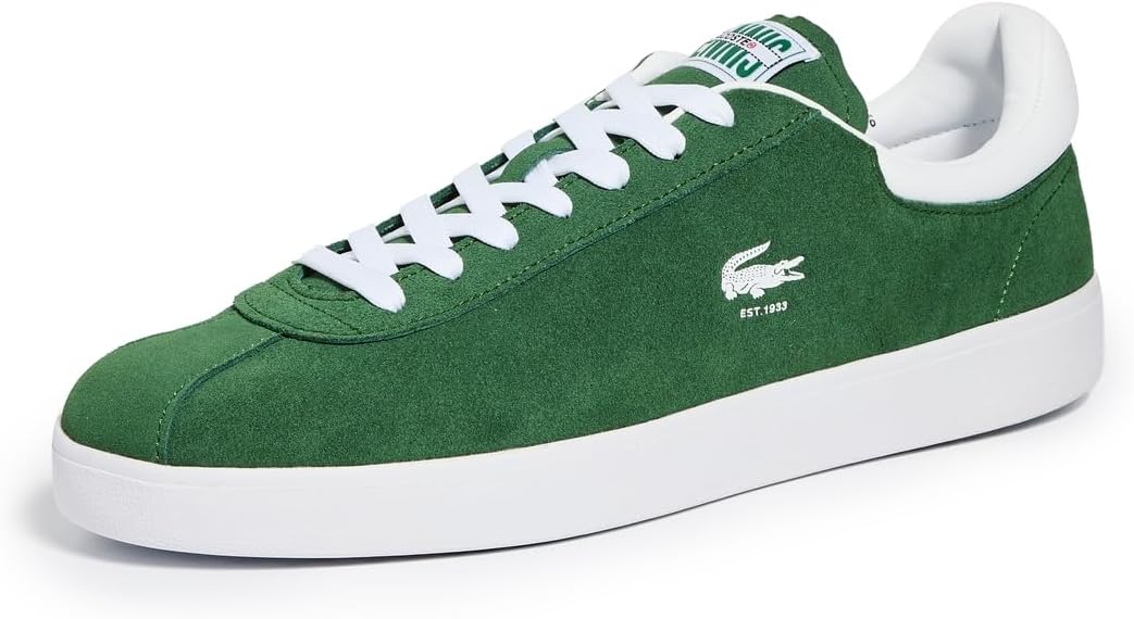 

Мужские кроссовки Lacoste Baseshot, белый/зеленый/темно-зеленый