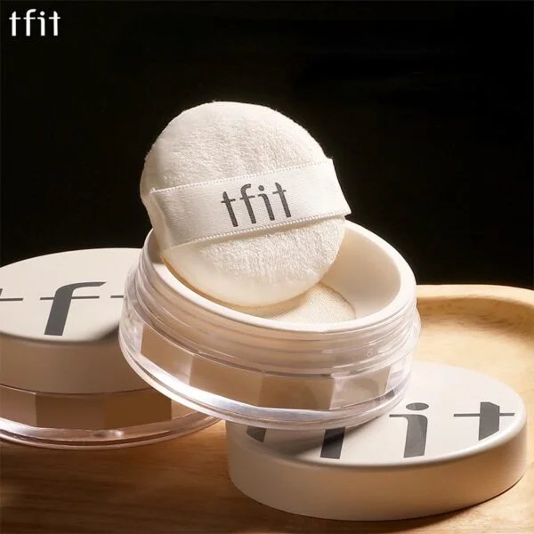 TFIT Translucent Set Finishing Powder Белый / ЭФФЕКТ КАК В ФОТОШОПЕ! Идеальная пудра для лица, выравнивающая тон кожи — фото 4