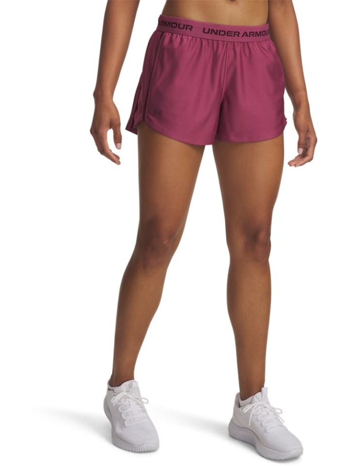 

Спортивные шорты Tech Play Up Shorts красного цвета Under Armour