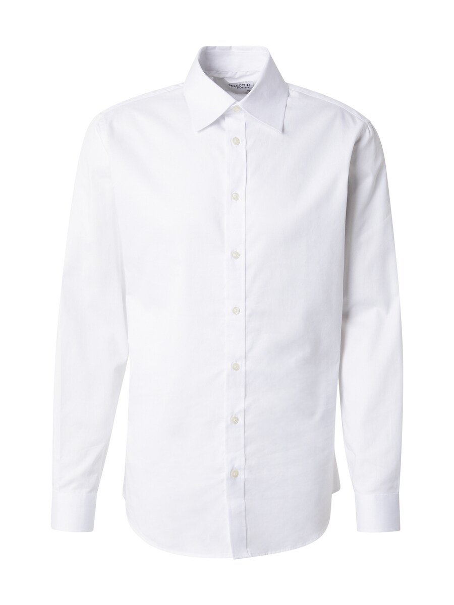 

Рубашка Slim Fit на пуговицах SELECTED SLHETHAN, белый
