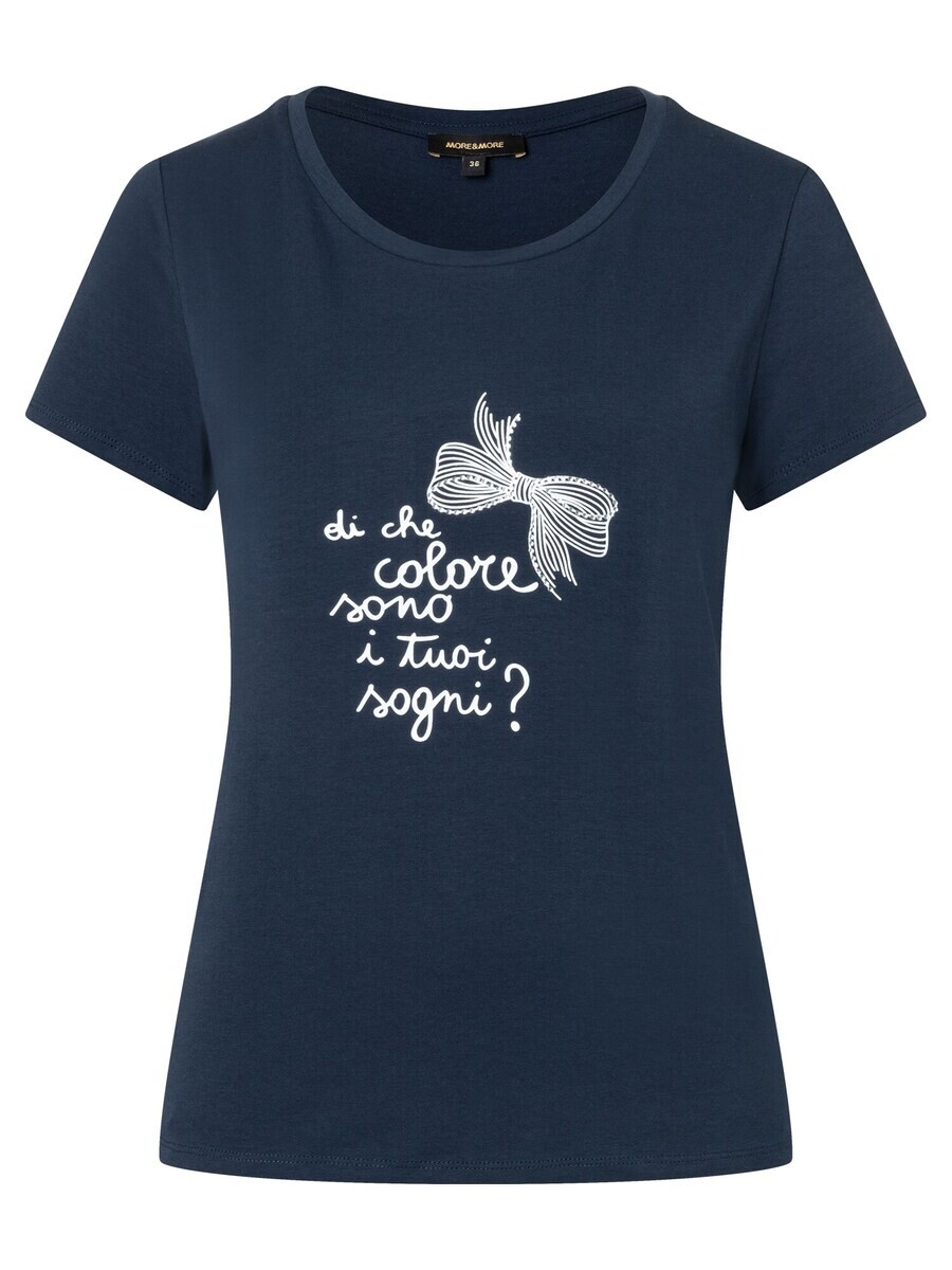 

Футболка MORE & MORE Shirt, морской синий