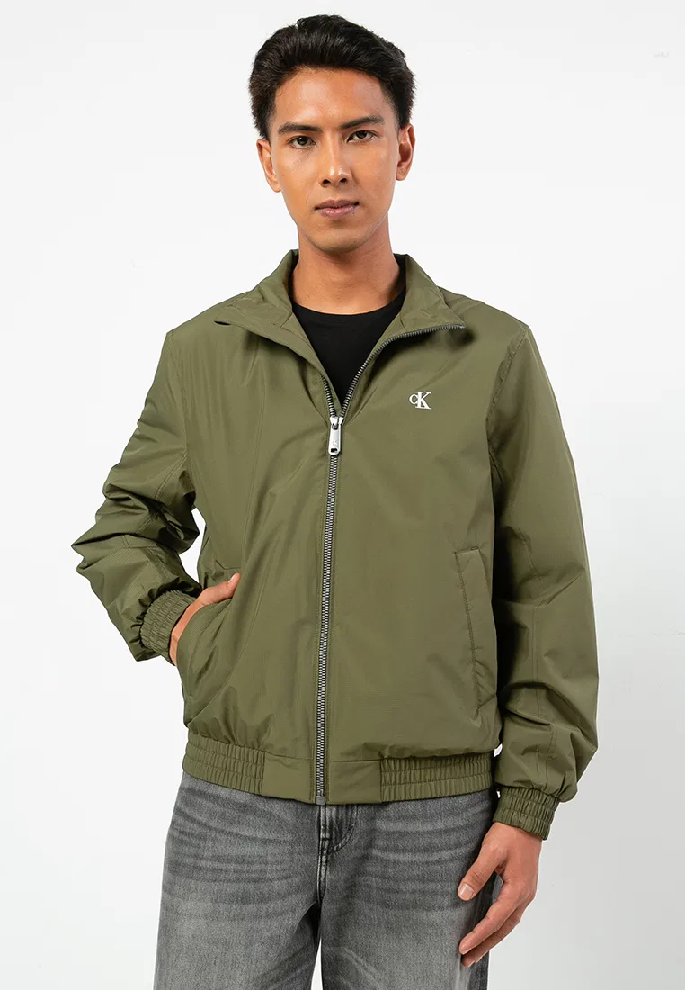 Куртка Harrington, стеганая, рипстоп, Calvin Klein Jeans, цвет Fatigue