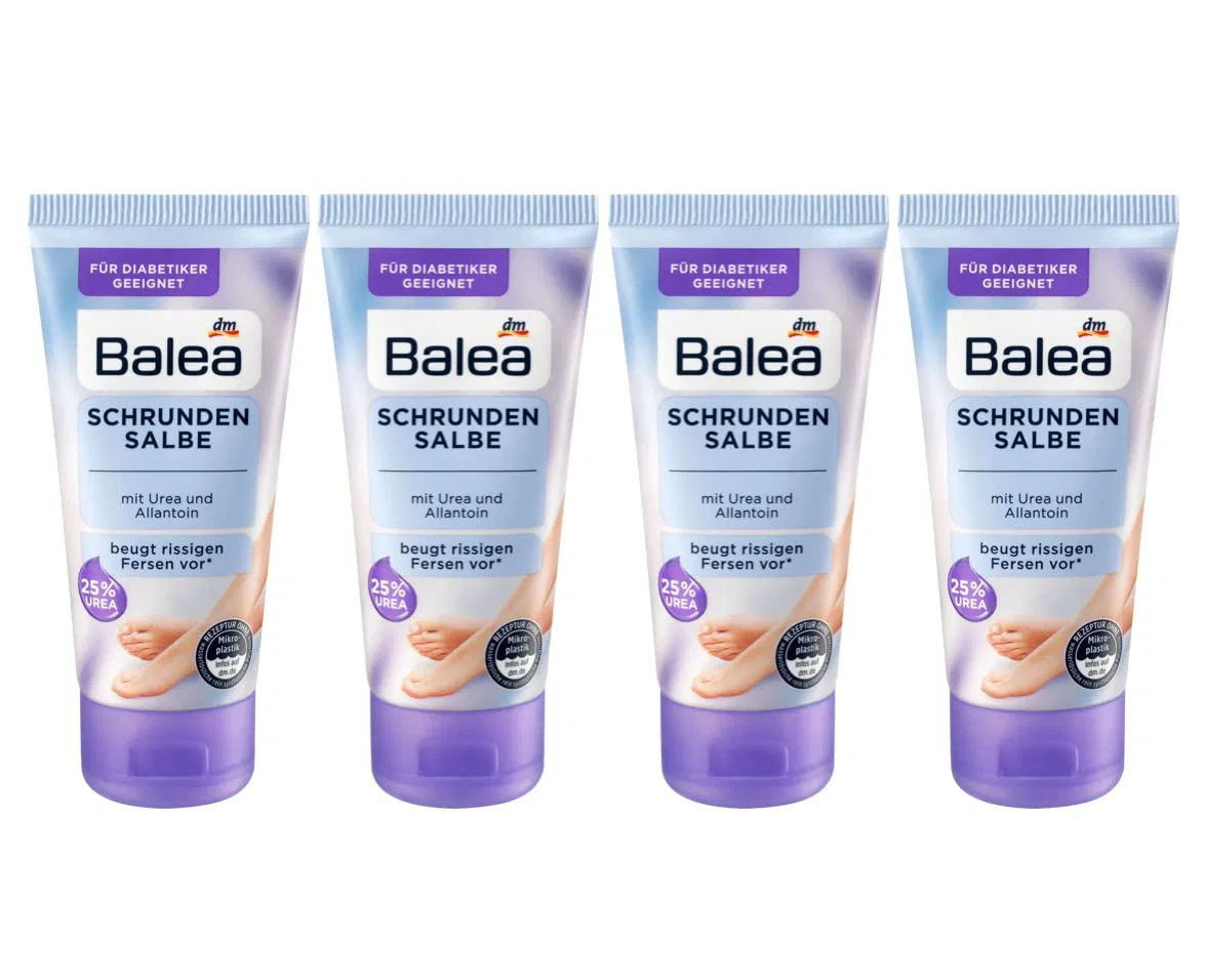 Мазь от трещин с мочевиной (25%) от Balea, 4 x 50 мл Balea