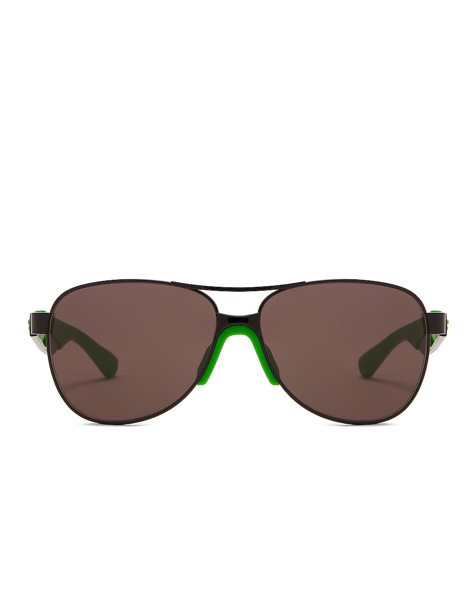 

Солнцезащитные очки Bottega Veneta BV1231S Sunglass, цвет Black & Grey