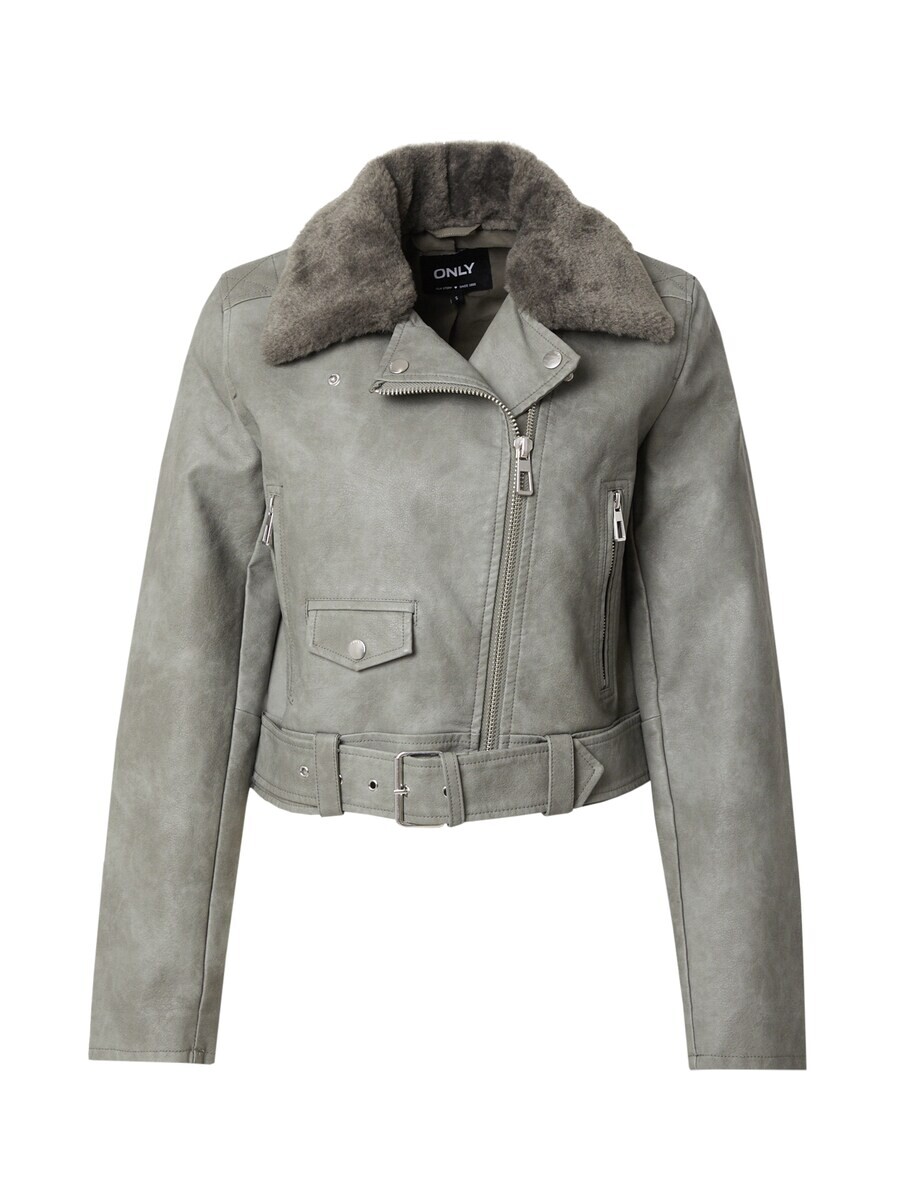 

Кожаная куртка ONLY Between-Season Jacket ONLMacy, серый