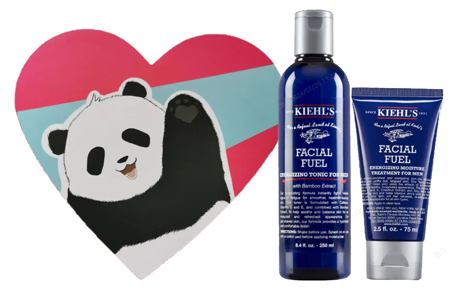 Kiehl's Набор для ухода за кожей для мужчин, Soothing Skin Toner 250ml + Soothing Lotion 75ml