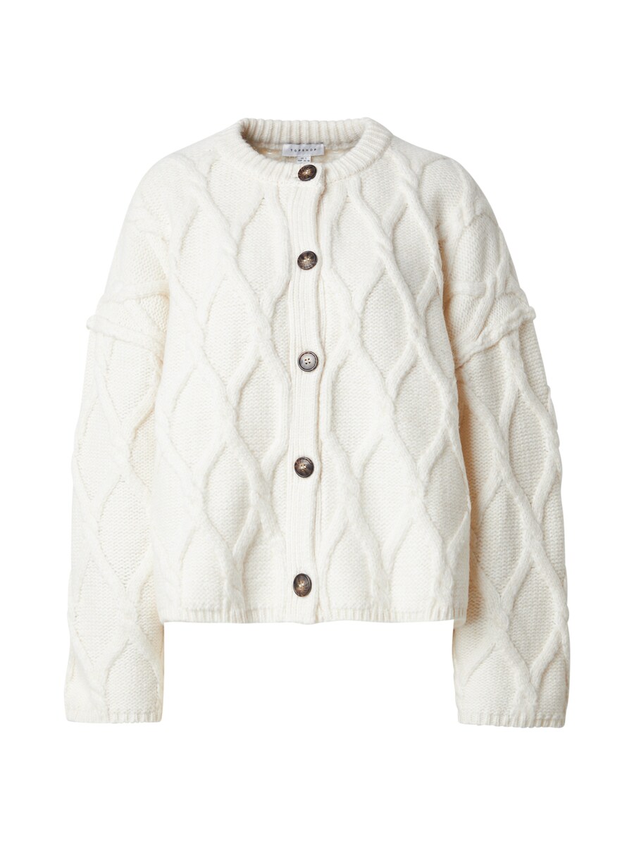 

Вязаный кардиган TOPSHOP, белый