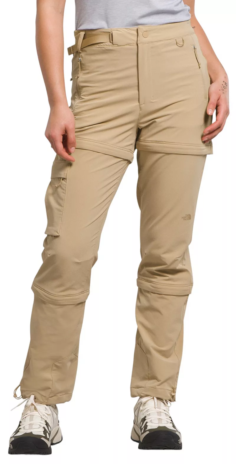 

Женские брюки на молнии The North Face Bridgeway, цвет Khaki Stone/Npf