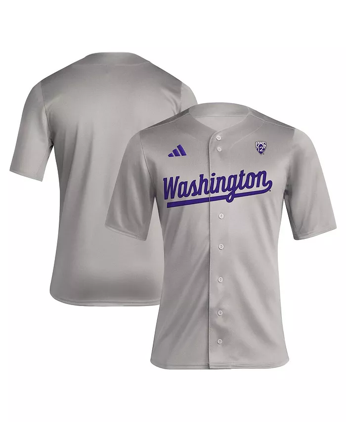

Мужская бейсбольная реплика джерси Washington Huskies adidas, серый