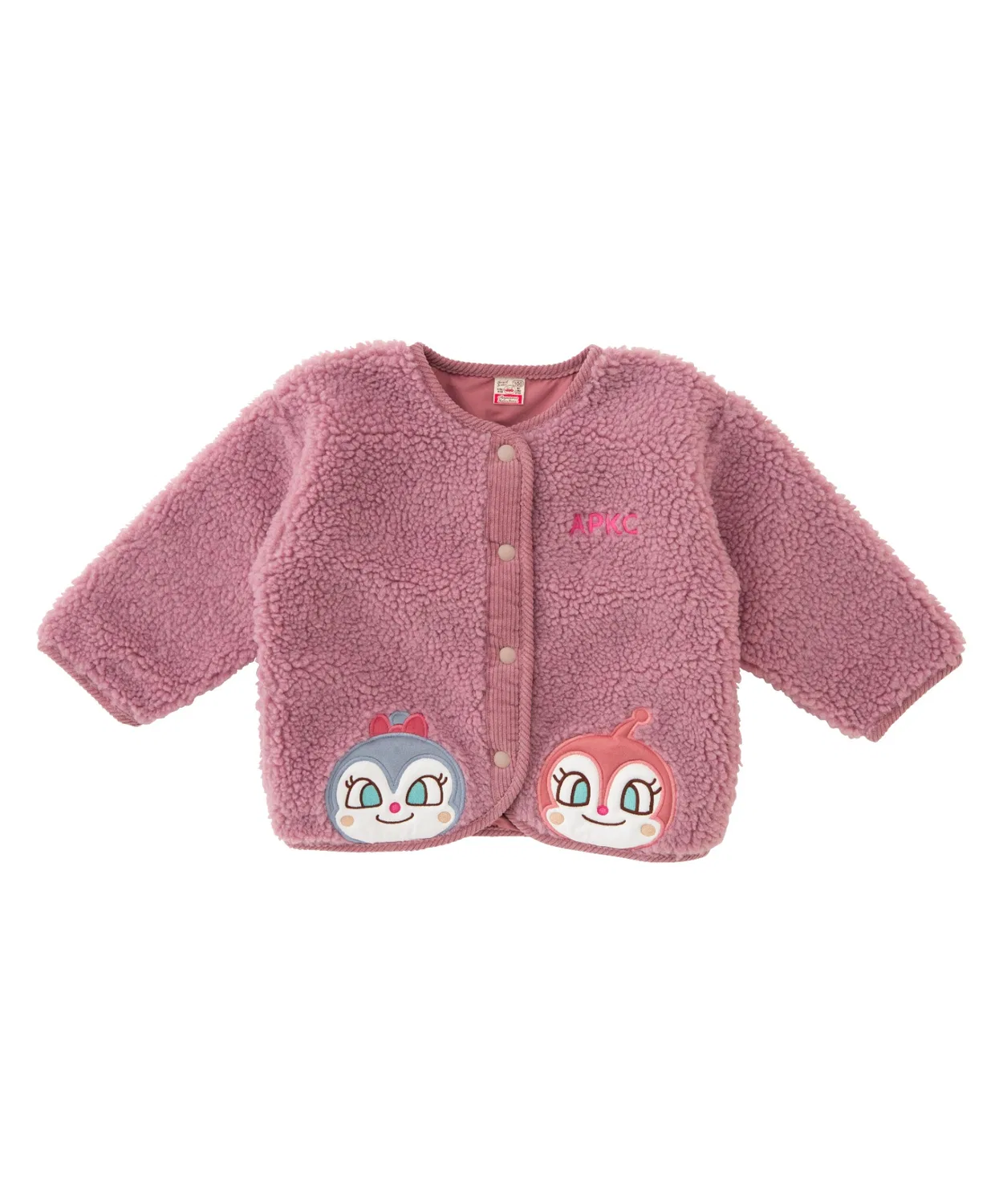 Куртка из искусственного меха Anpanman Kids Collection, чёрный — фото 4
